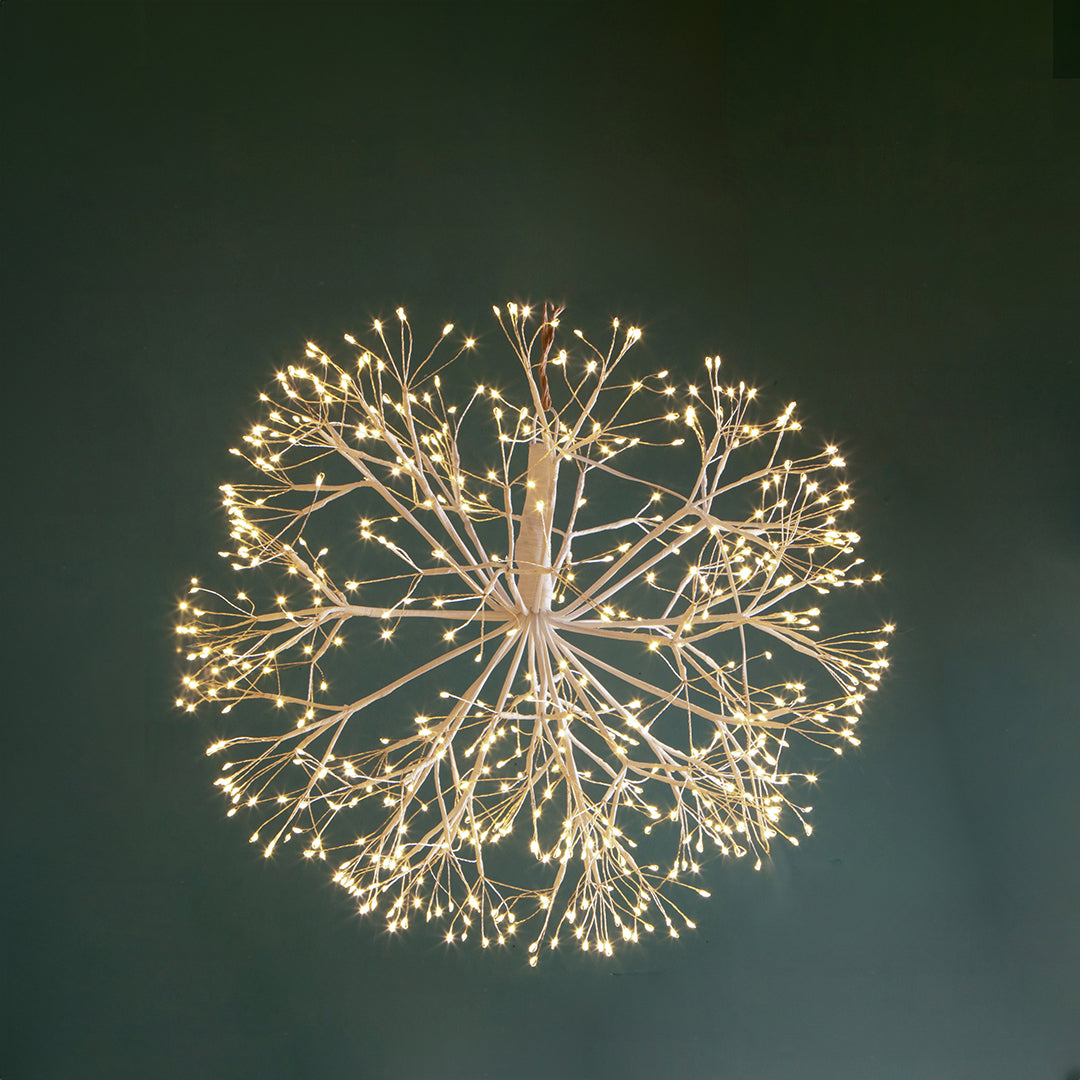 Fiore con 384 Led da esterno • 31 cm