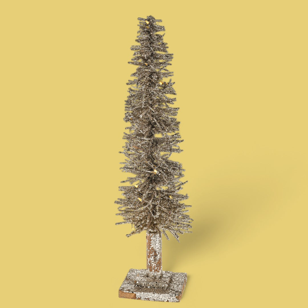 Albero Slim 30 Led Rattan • 70 cm