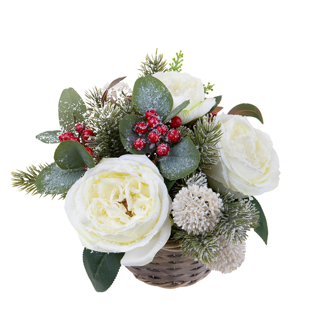 Centro tavola con peonie • 25 cm