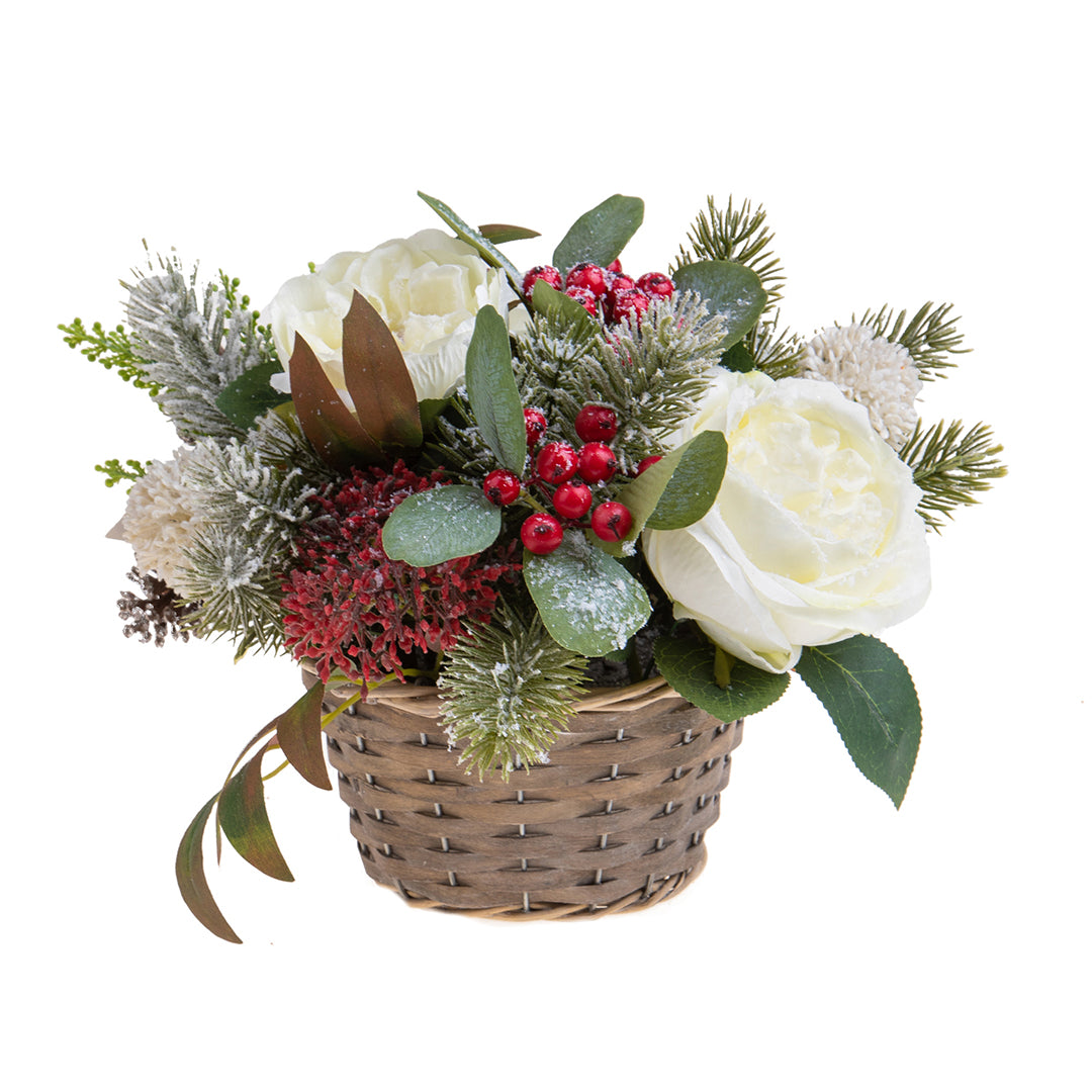 Centro tavola con peonie • 25 cm