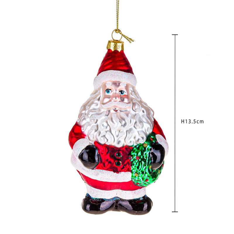 2 Pezzi •  Babbo Natale  • 6,3 cm