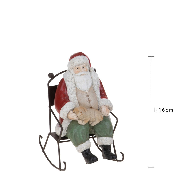 Babbo Natale Seduto  • 16 cm