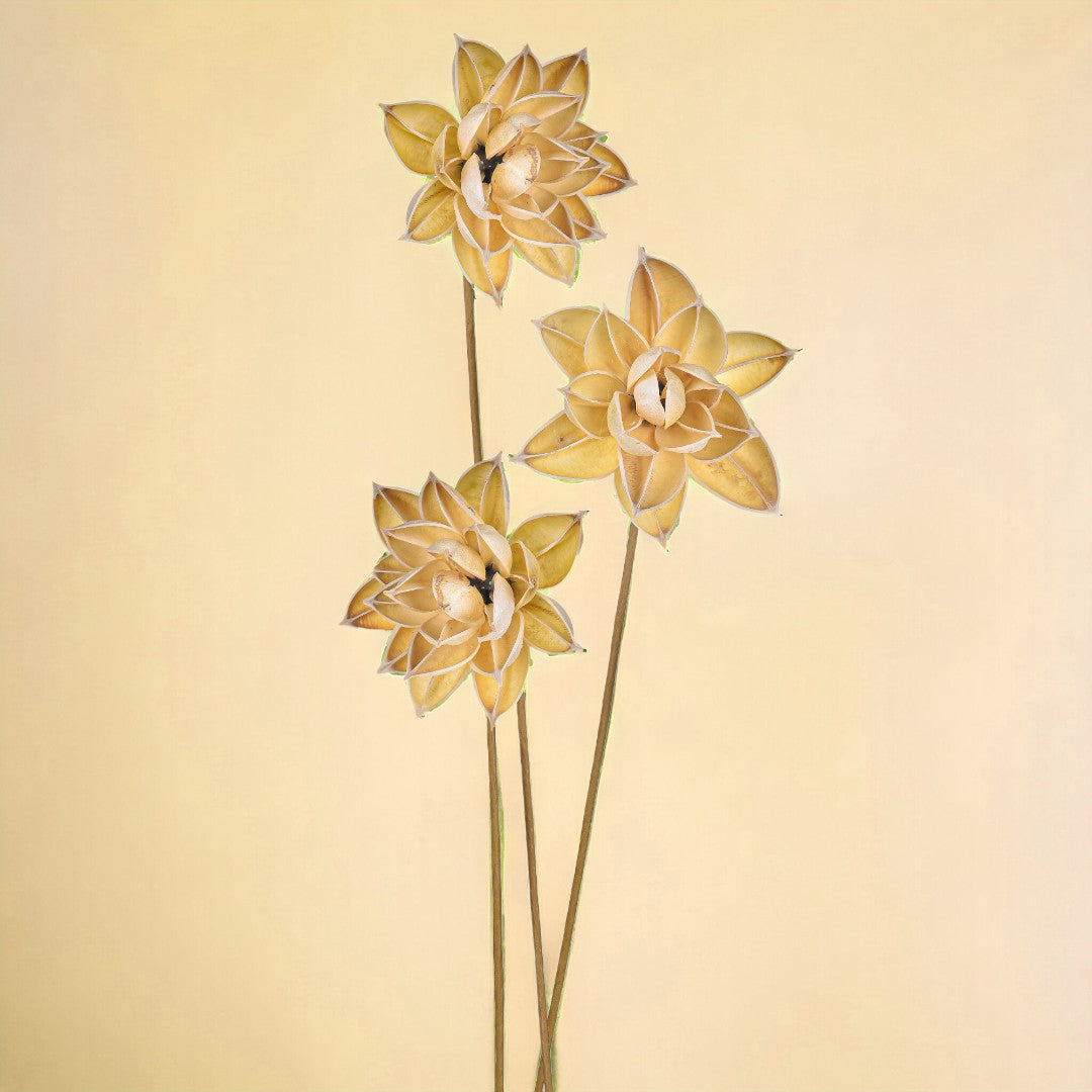 4 Pezzi • Fiore ninfea 15 pezzi • 55 cm