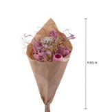 3 Pezzi • Mazzo di fiori calcinati • 30 cm