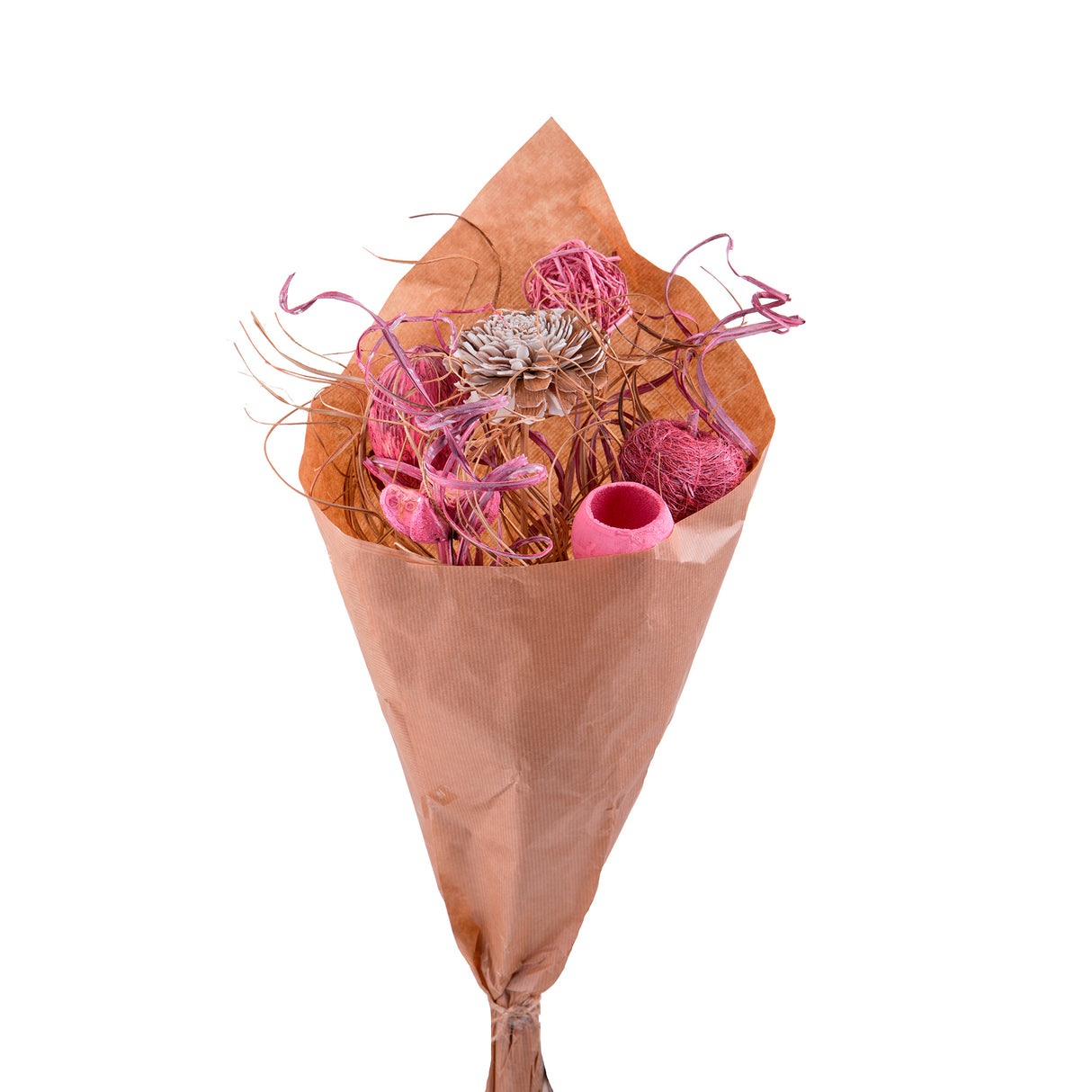 3 Pezzi • Mazzo di fiori calcinati • 30 cm