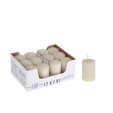12 Pezzi •  Cero 4 cm D 12 Ore  • 6 cm