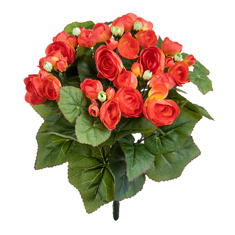 Bouquet artificiale di begonia • 28 cm