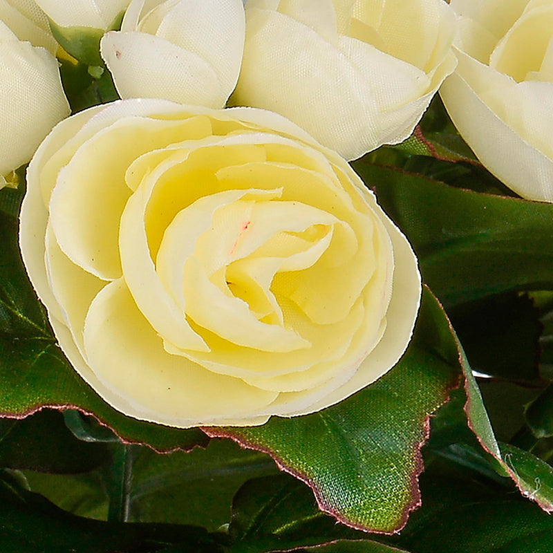 Bouquet artificiale di begonia • 28 cm