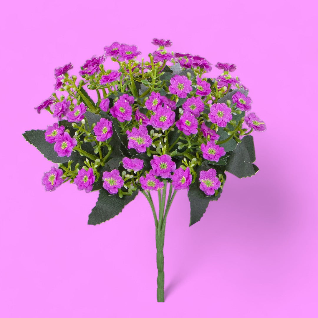 2 Pezzi • Bouquet artificiale di mini calanchoe • 30 cm