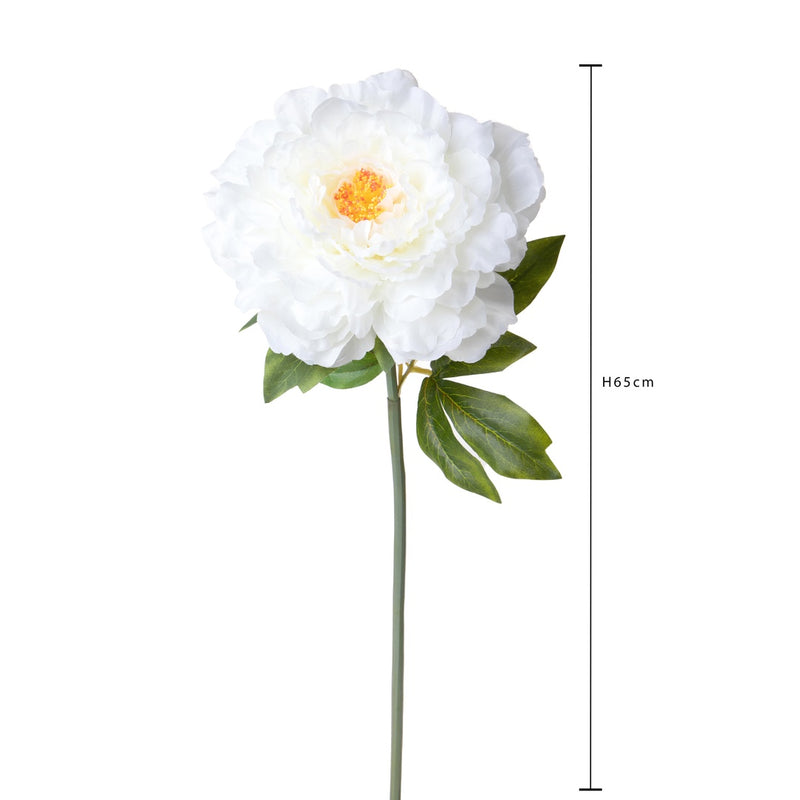 3 Pezzi • Fiore Peonia artificiale • 65 cm