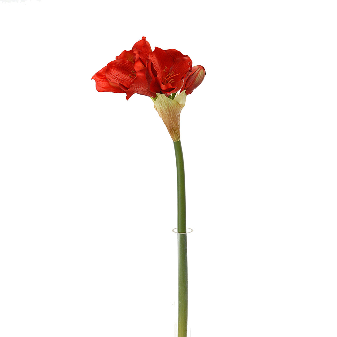 3 Pezzi • Fiore di amaryllis artificiale • 760 cm