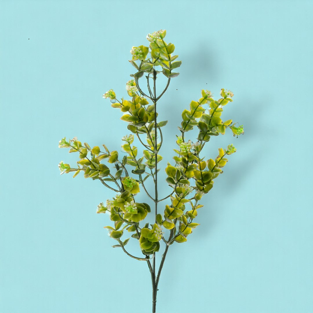 8 Pezzi • Mini ramo eucalyptus fiori artificiale • 65 cm