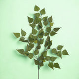 8 Pezzi • Ramo betulla con 56 foglie artificiale • 56 cm