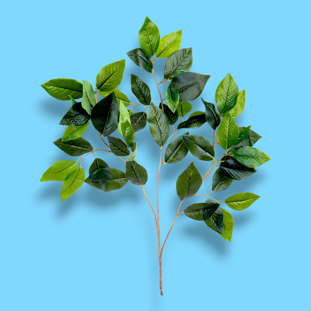 8 Pezzi • Ramo camelia per 3 diramzioni artificiale • 54 cm