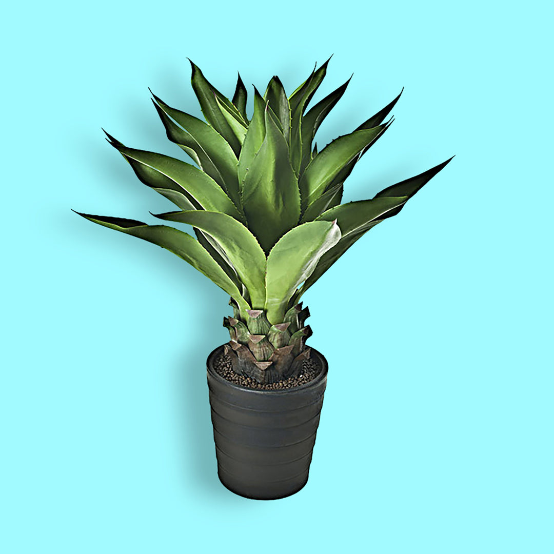 Aloe artificiale con vaso • 90 cm