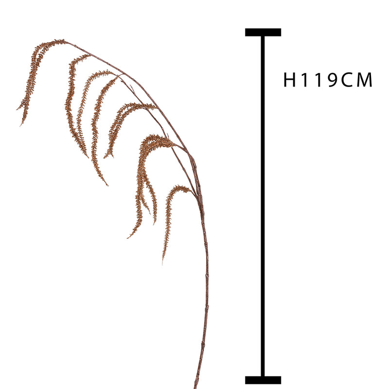 2 Pezzi • Amaranthus con glitter • 119 cm