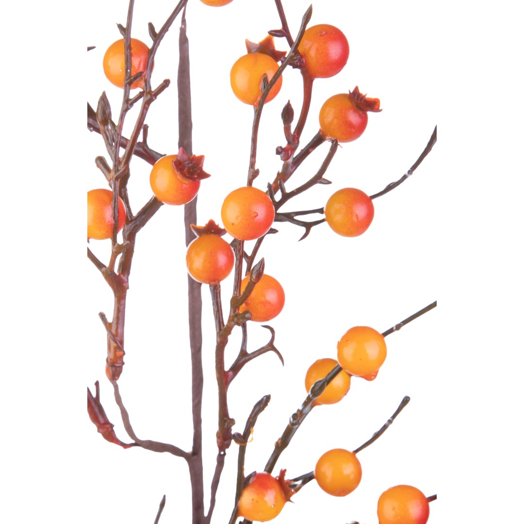 2 Pezzi • Ramo con bacche • 76 cm