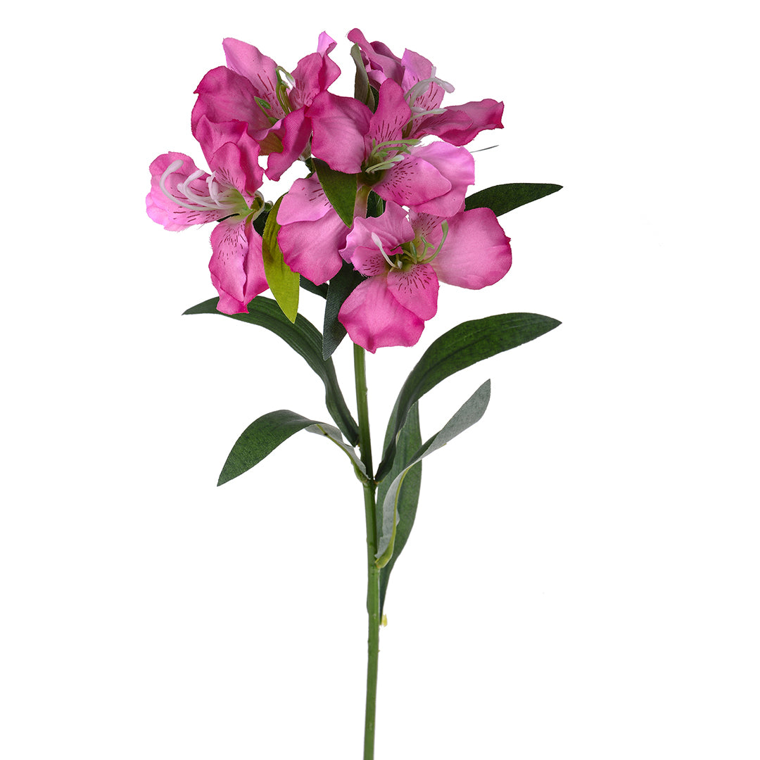 4 Pezzi • Fiore di Alstromeria artificiale • 62 cm