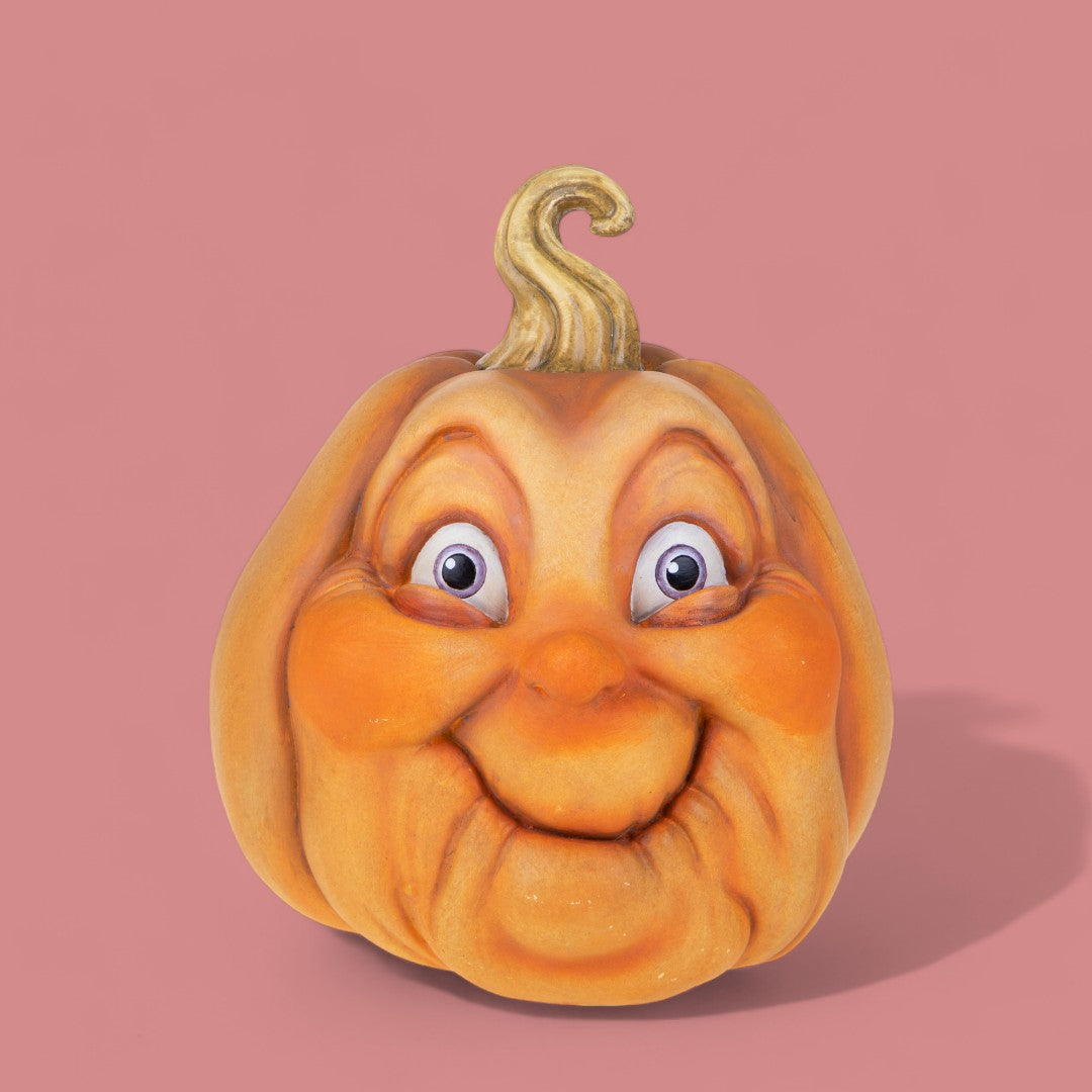 Zucca con faccia emoji • 30 cm