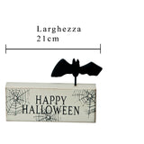 Decorazione con scritta "Happy Halloween" • 15 cm