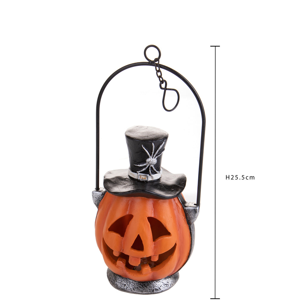 Lanterna a forma di zucca con luci LED • 25,5 cm