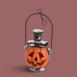 Lanterna a forma di zucca con luci LED • 25,5 cm