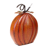 Zucca di metallo media per Halloween • 21 cm