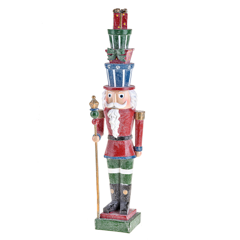 Babbo natale con bastone • 43 cm