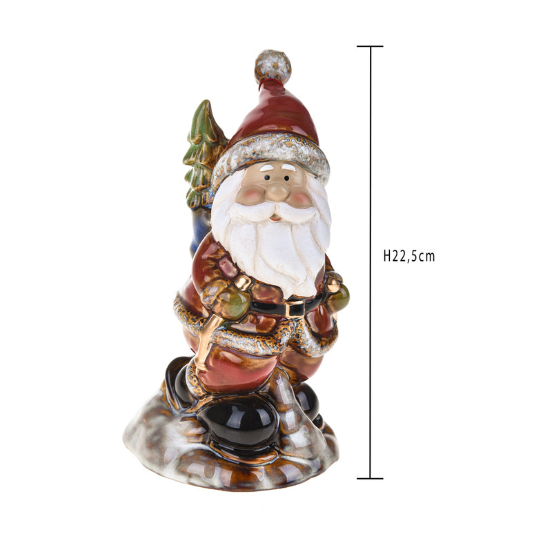 Babbo Natale con Sci  • 22,5 cm