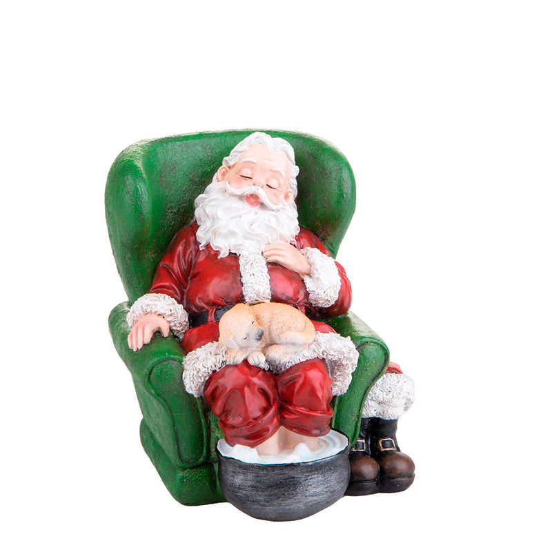 Babbo natale in poltrona • 16,5 cm