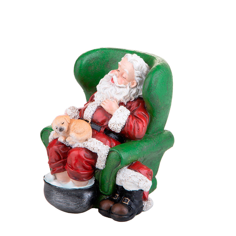 Babbo natale in poltrona • 16,5 cm