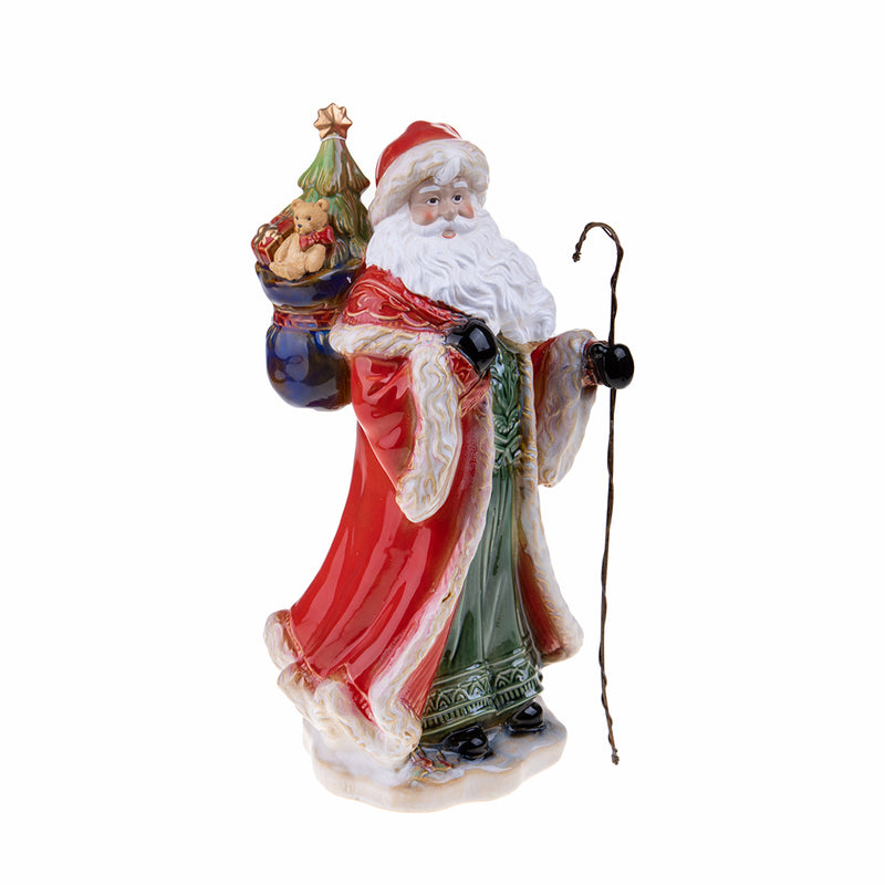 Babbo natale sacco doni • 48 cm