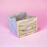 4 Pezzi • Cachepot borsa • 12 cm