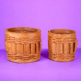 2 Pezzi • Set di 2 Cachepot • 15 cm