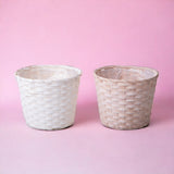 6 Pezzi • Cachepot in vimini • 18 cm