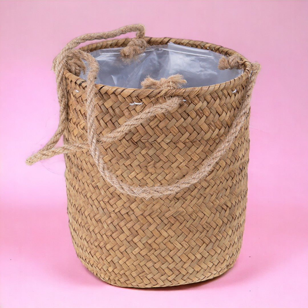 2 Pezzi • Cesto con manico • 20 cm