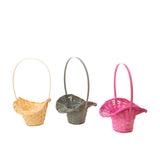 4 Pezzi • Cesto cappello vimini • 31 cm