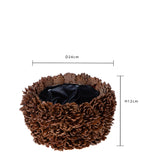 Cachepot con Pigne Naturali • 12 cm