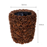 Cachepot con Pigne Naturali • 30 cm
