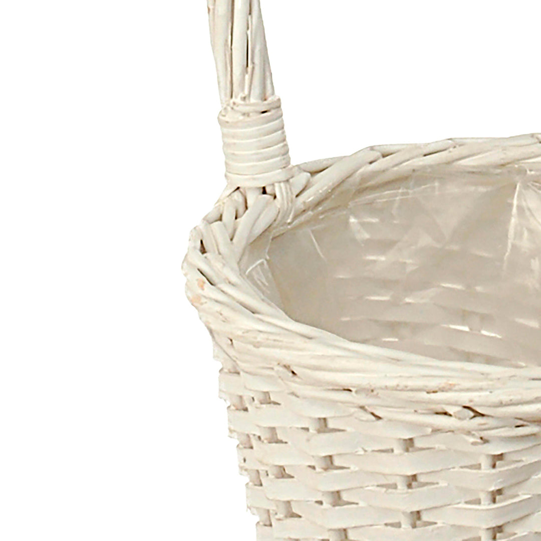 2 Pezzi • Cesto mat rattan willow manico • 55 cm