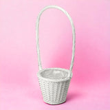 2 Pezzi • Cesto mat rattan willow manico • 55 cm