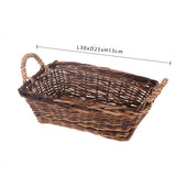 2 Pezzi •  Cesto rettangolare Willow  • 13 cm