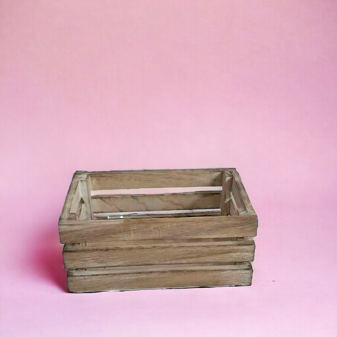 2 Pezzi • Cassetta in legno piccola • 7 cm