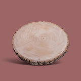 Pezzi 2 • Fetta legno • H 3,4 cm