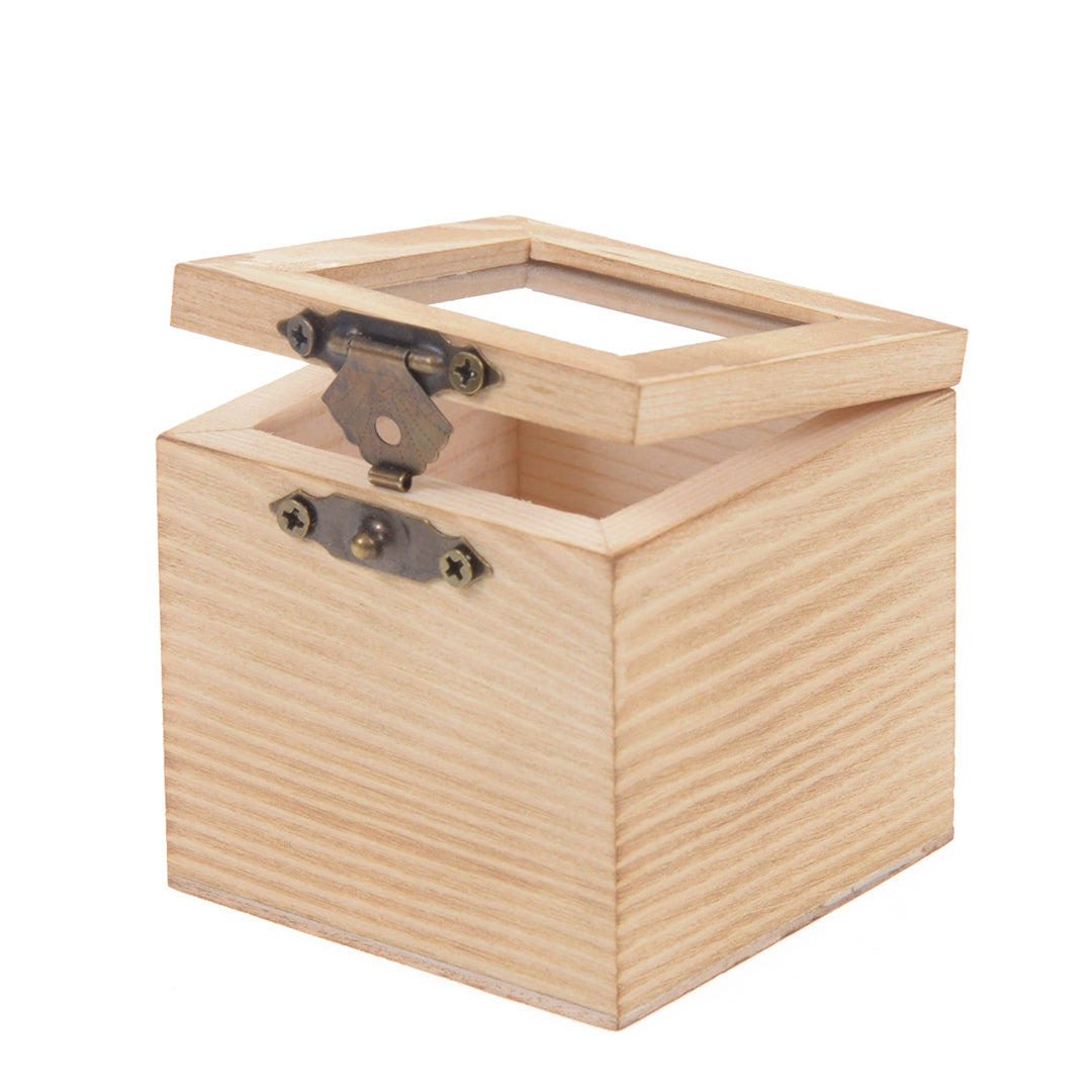 5 Pezzi • Scatola cubo in legno • 59,5 cm