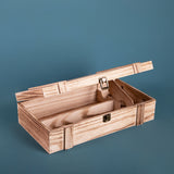 Scatola portabottiglie legno • 35 cm