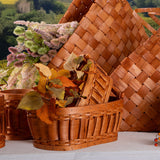 Set di 2 Cesti Ovali con Man • 13 cm