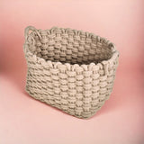 Cesto ovale con corda grossa • 30 cm