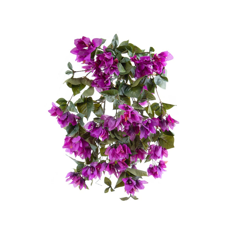 Fiore di Bouganville cadente artificiale per 11 fiori • 60 cm