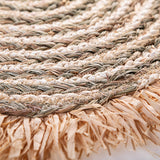 Tappeto con Rafia Naturale • 55 cm
